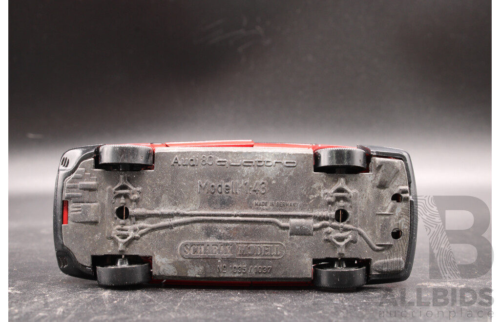 SCHABAK 1:43 Finest Finished AUDI 80 Quattro