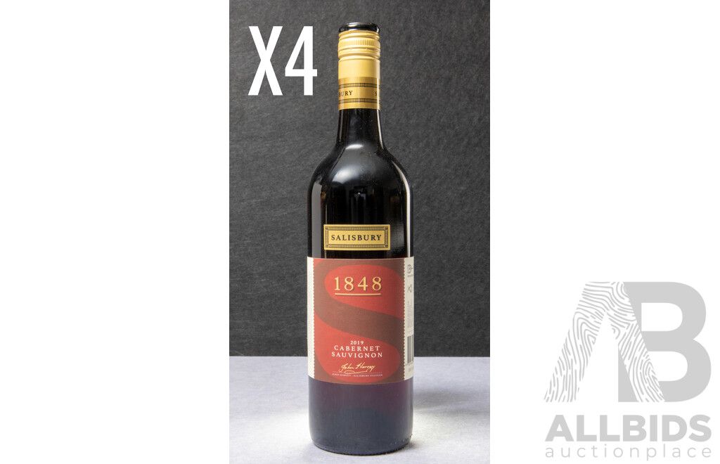 Lot of Four Salisbury John Harvey 1848 Cabernet Sauvignon, 2019