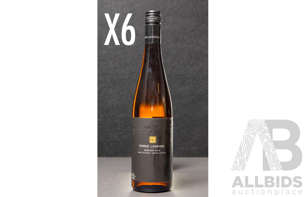 Kings Landing Riesling Vintage 2016 - Lot of Six