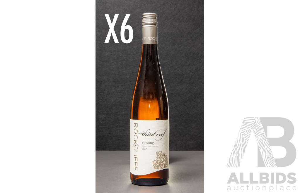 Rockcliffe Third Reef Riesling Vintage 2016 - Lot of Six