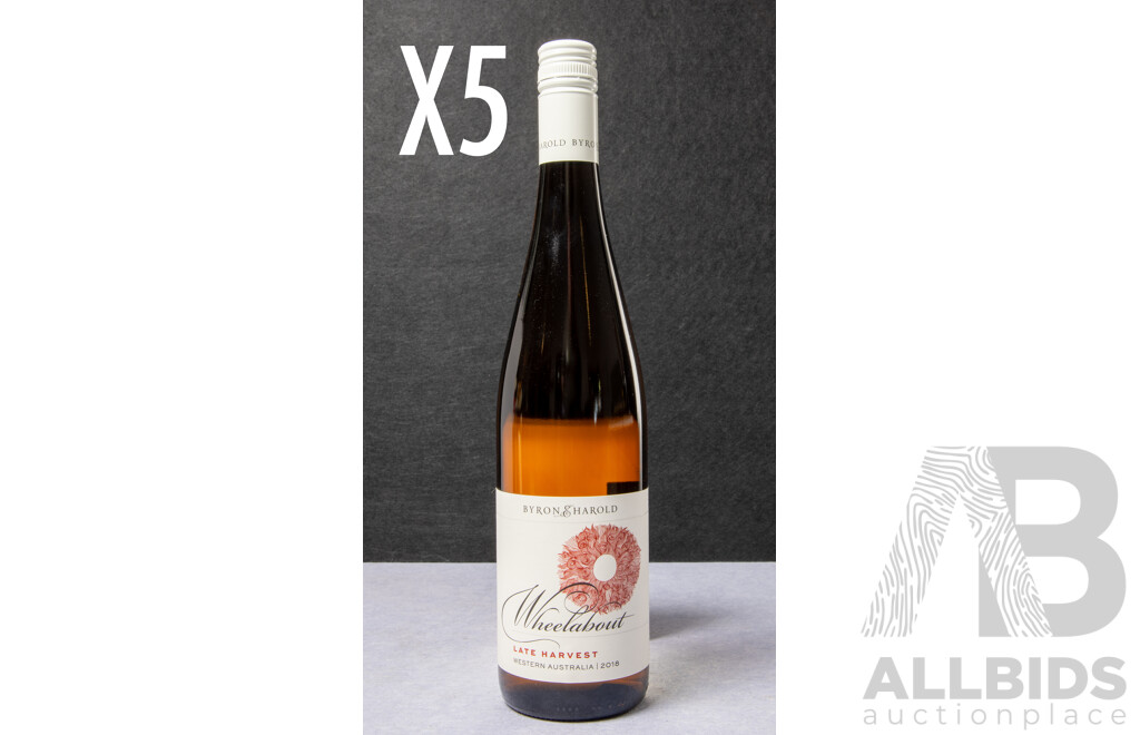 Lot of Five Byron & Harold Wheelabout Late Harvest, 2018