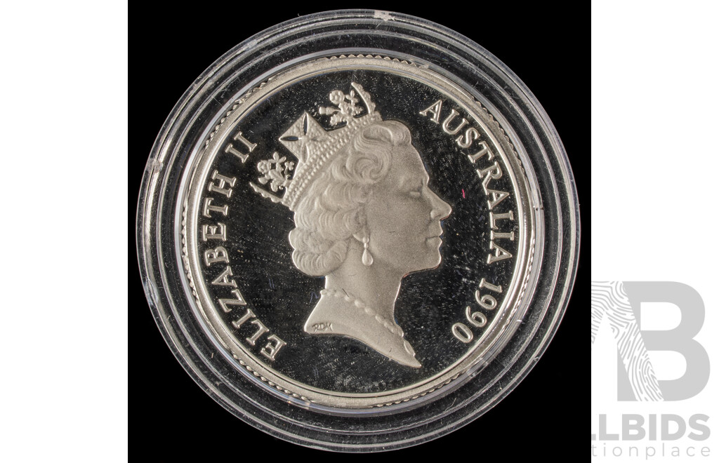 Australian 1990 Master Pieces in Silver. Total 76 Grams Sterling Silver.
