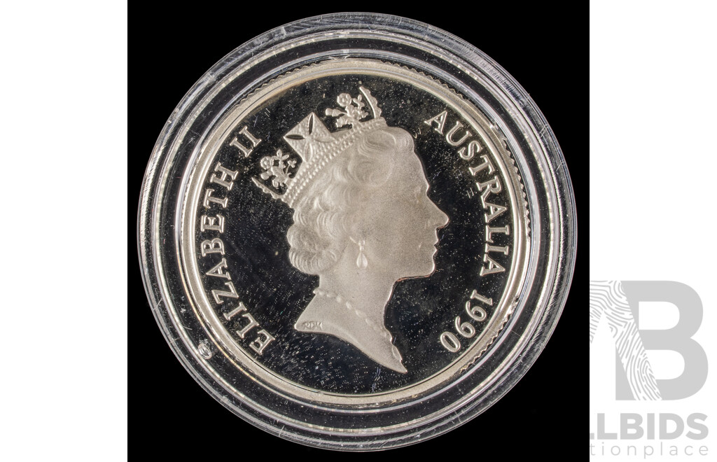 Australian 1990 Master Pieces in Silver. Total 76 Grams Sterling Silver.