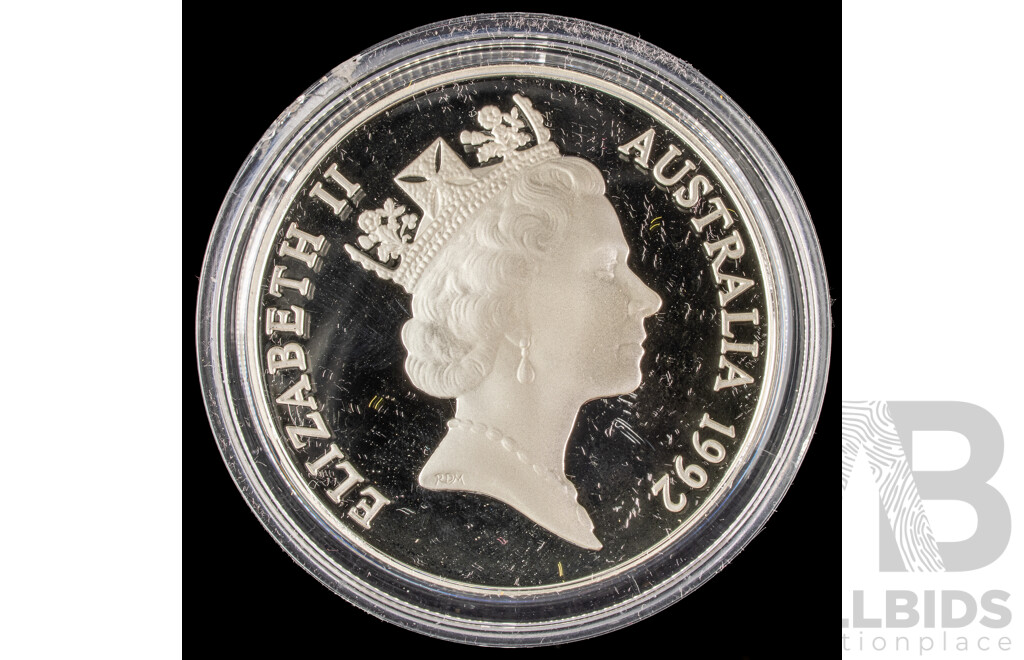 Australian RAM 1992 PROOF Silver $10 Coin.
