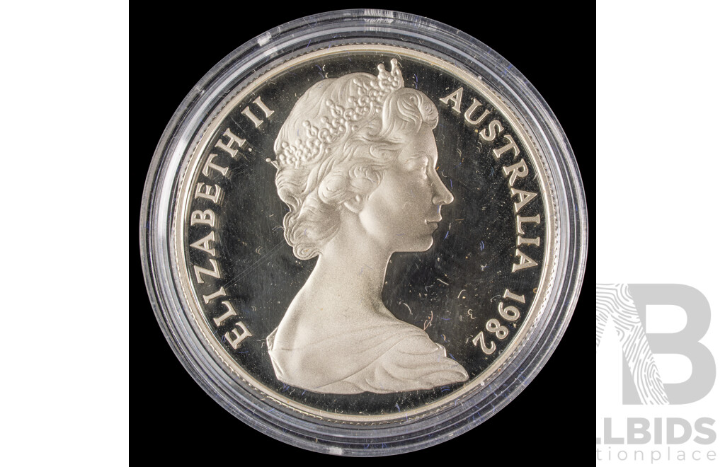 Australian 1982 $10 Sterling Silver PROOF Coin. Brisbane Commonwealth Games.