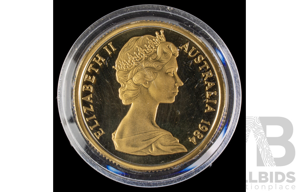 Australian 1984 $1 PROOF Coin, First Issue.