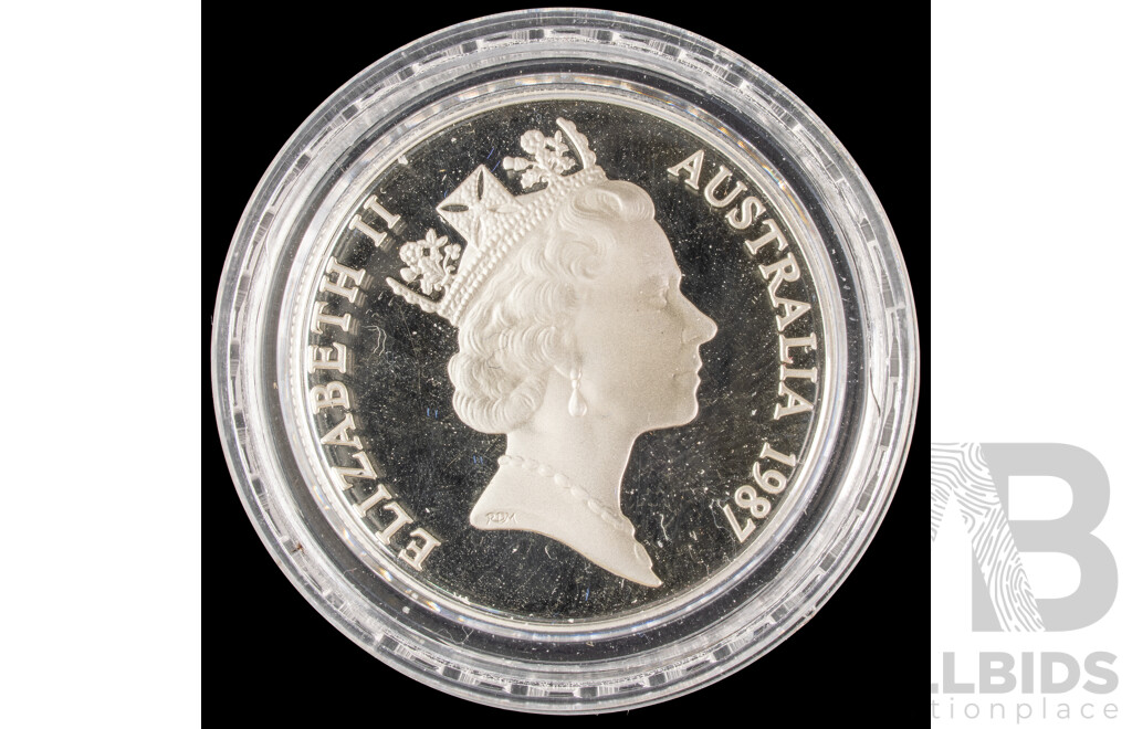 Australian 1987 $10 PROOF Coin, 20 Grams, State Series NSW.