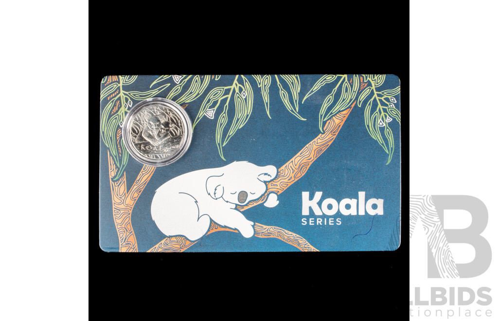 Australian 2025 50c Coin. UNC Koala Series, Mother and Baby.