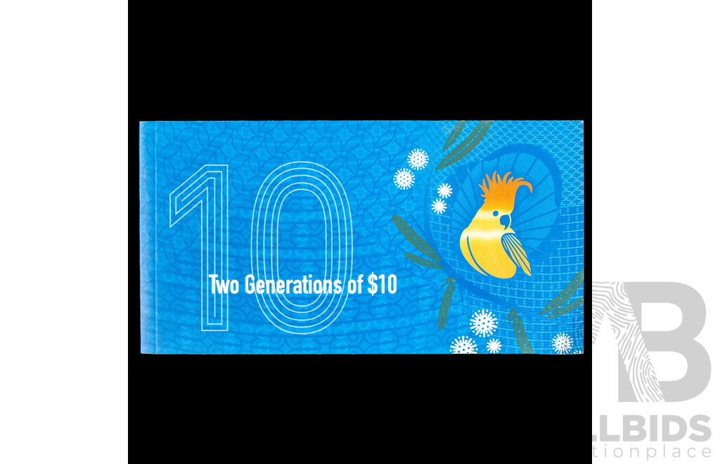 Australian 2015 and 2017 UNC $10 Notes.