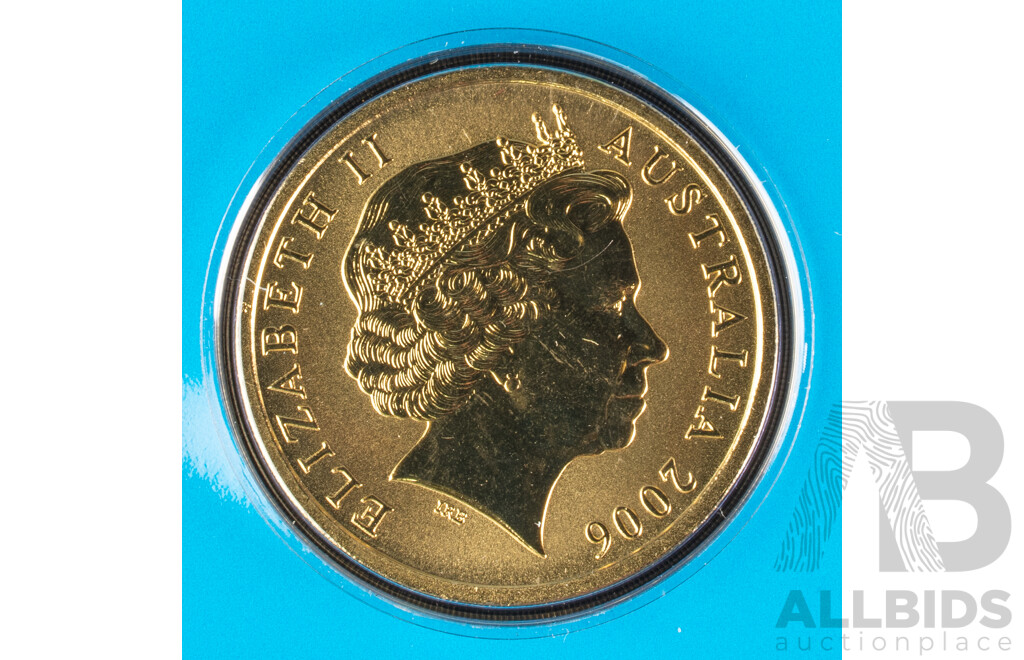 Australian 2006 Four Melbourne Commonwealth Games Carded $5 coins,UNC.