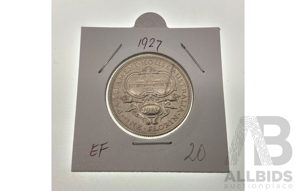 Australian 1927 EF Canberra Florin