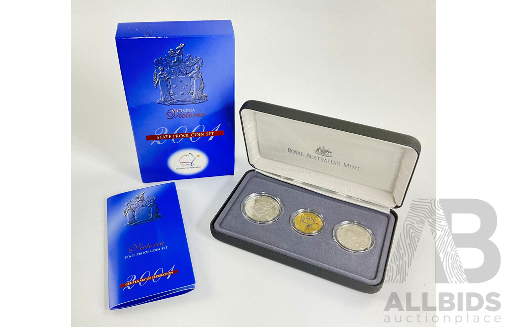2001 State of Victoria State PROOF Coin Set