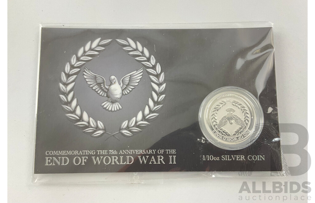 Australian 2020 Perth Mint 75th Anniversary WW2 Fine Silver 10c Coin