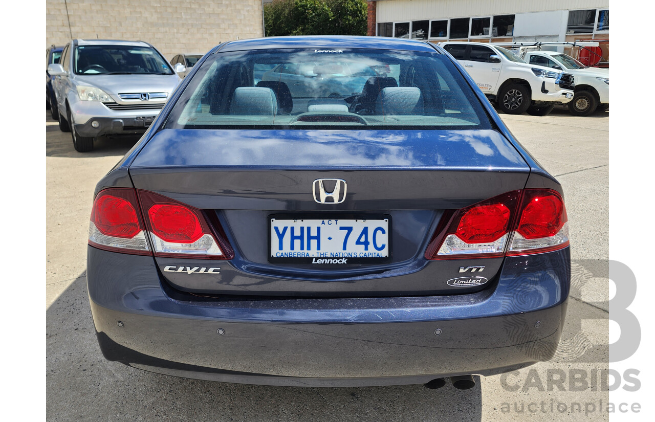 10/2010 Honda Civic Limited Edition MY10 4d Sedan Grey 1.8L