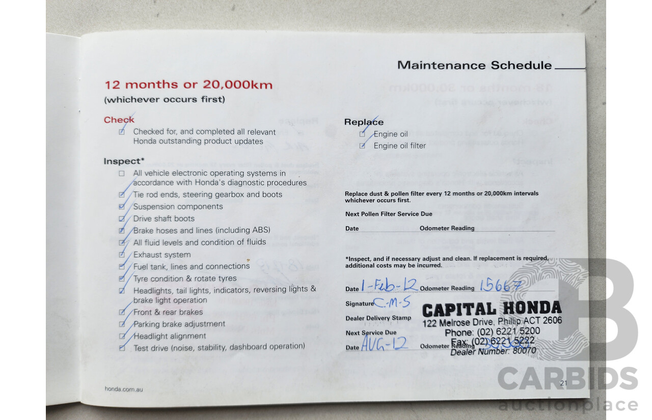 10/2010 Honda Civic Limited Edition MY10 4d Sedan Grey 1.8L