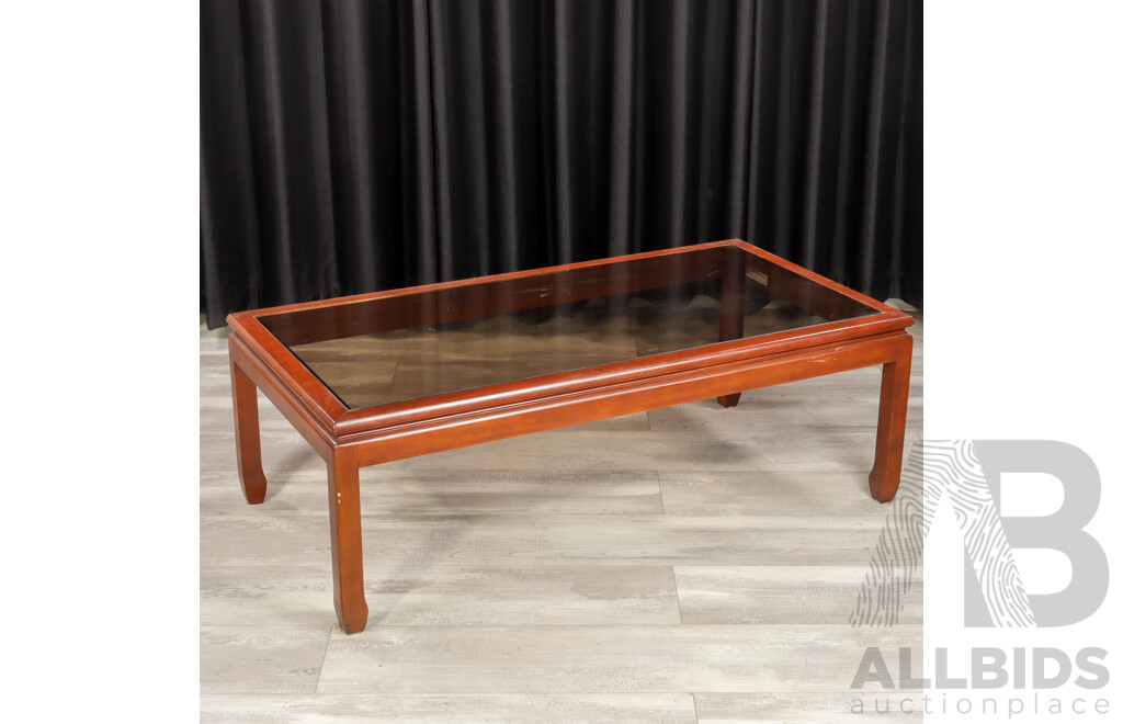 Modern Glass Top Coffee Table by Parker Furniture