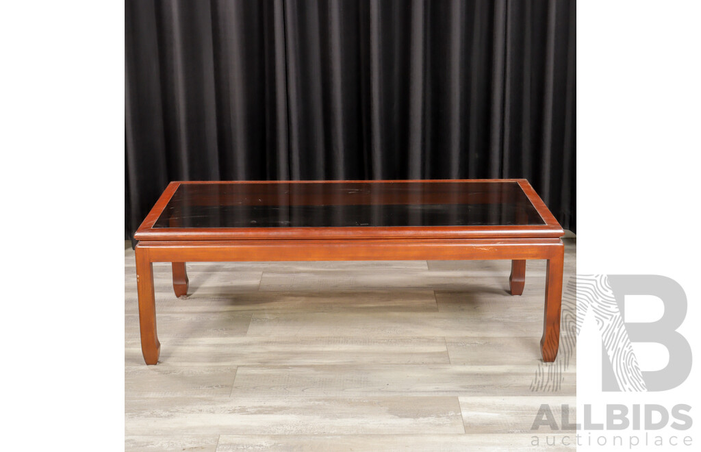 Modern Glass Top Coffee Table by Parker Furniture
