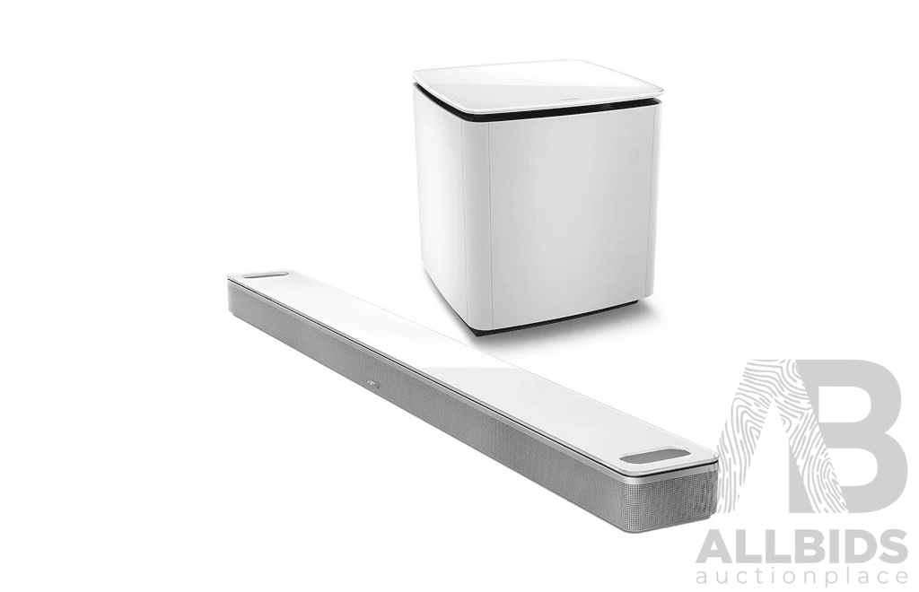 BOSE Smart Ultra Soundbar with Bass Module 700 Subwoofer (White)