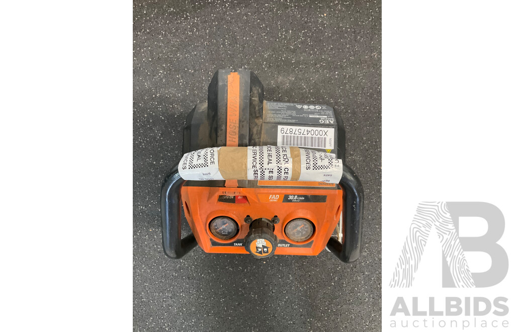 AEG Dual 18V Reciprocating Compressor (BAC218E) - Skin Only