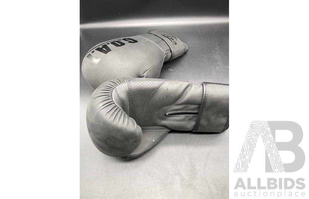 G.O.A.T. Boxing Gloves Black 12oz (x8) and White (x2) - Lot of 10