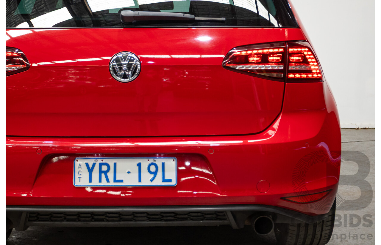 03/2014 Volkswagen Golf GTi Performance AU MY14 5d Hatchback Tornado Red Turbo 2.0L