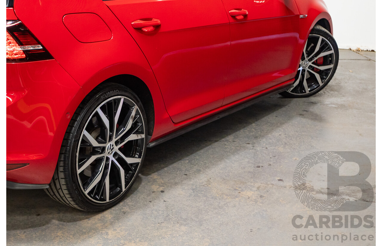 03/2014 Volkswagen Golf GTi Performance AU MY14 5d Hatchback Tornado Red Turbo 2.0L