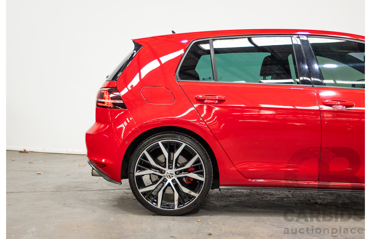 03/2014 Volkswagen Golf GTi Performance AU MY14 5d Hatchback Tornado Red Turbo 2.0L