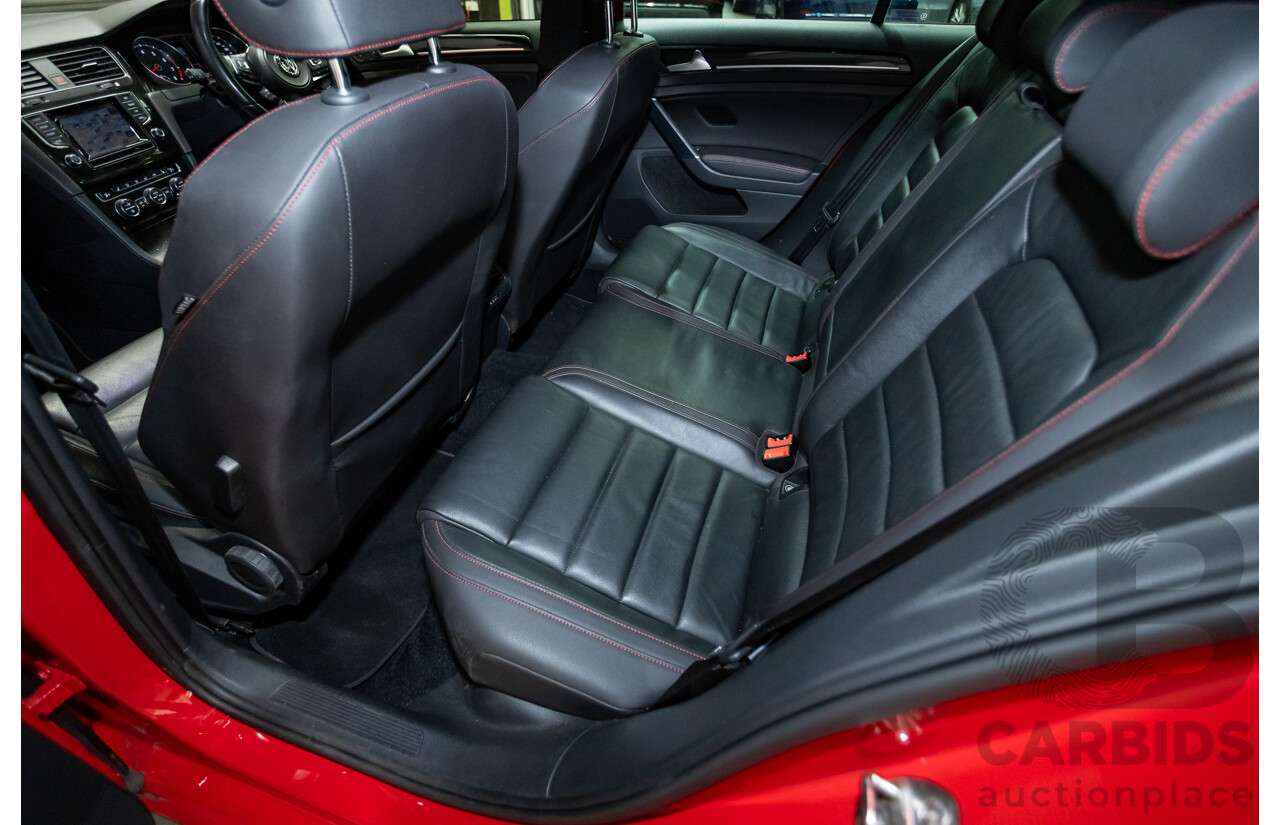 03/2014 Volkswagen Golf GTi Performance AU MY14 5d Hatchback Tornado Red Turbo 2.0L