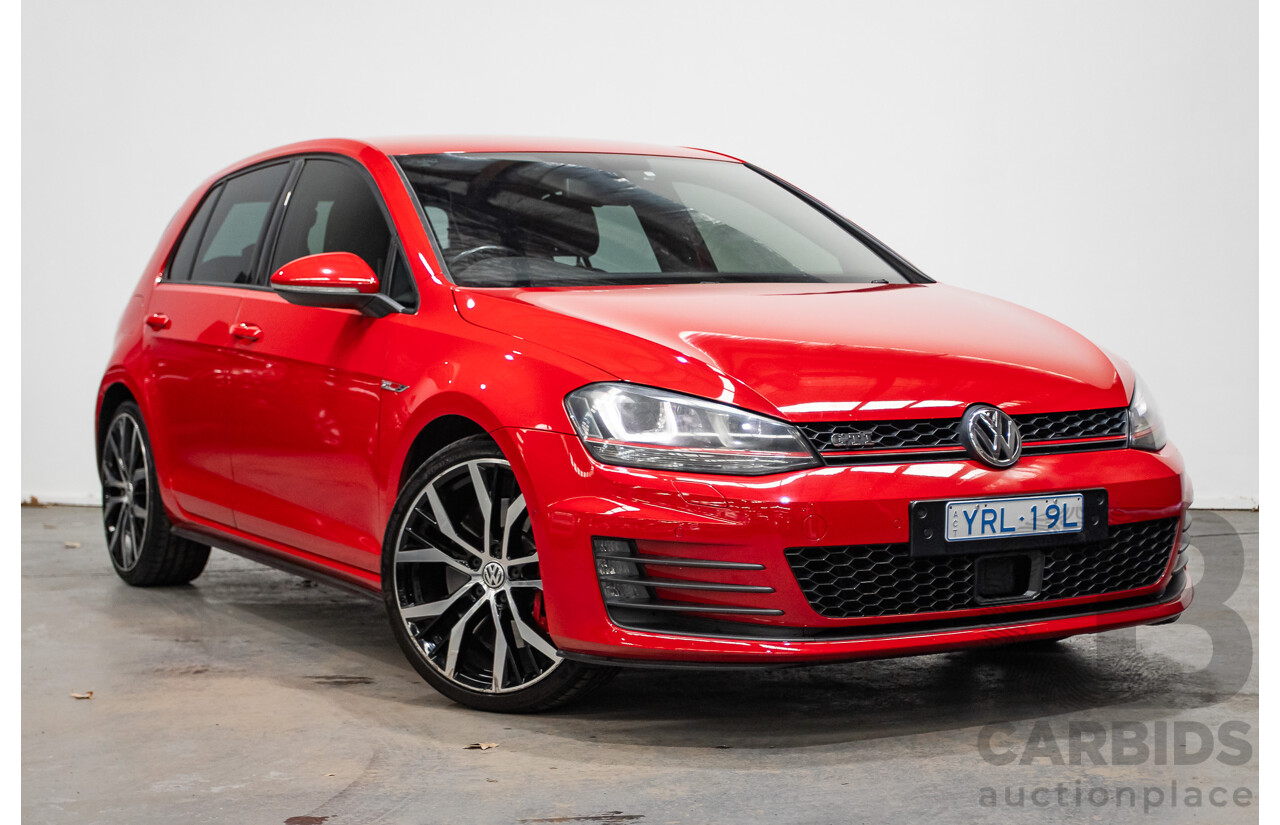 03/2014 Volkswagen Golf GTi Performance AU MY14 5d Hatchback Tornado Red Turbo 2.0L