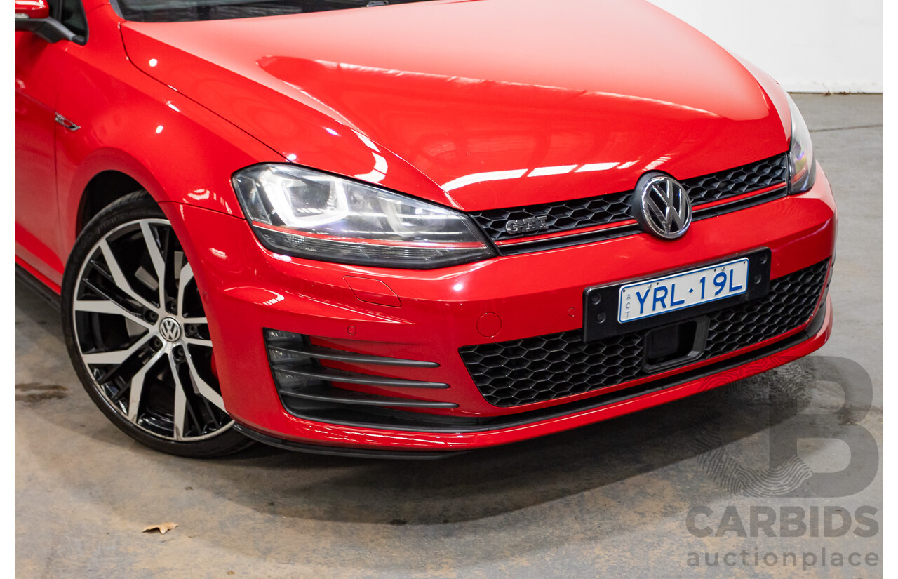 03/2014 Volkswagen Golf GTi Performance AU MY14 5d Hatchback Tornado Red Turbo 2.0L