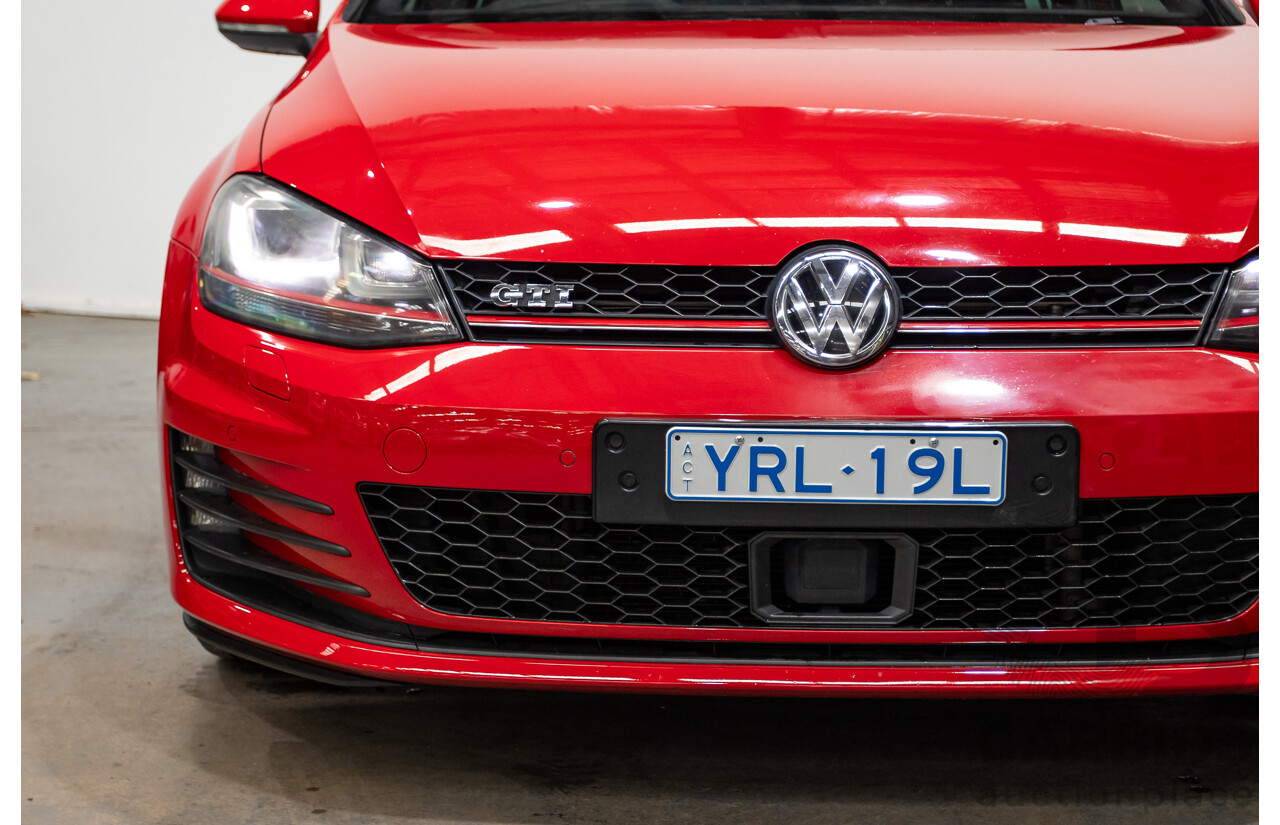 03/2014 Volkswagen Golf GTi Performance AU MY14 5d Hatchback Tornado Red Turbo 2.0L
