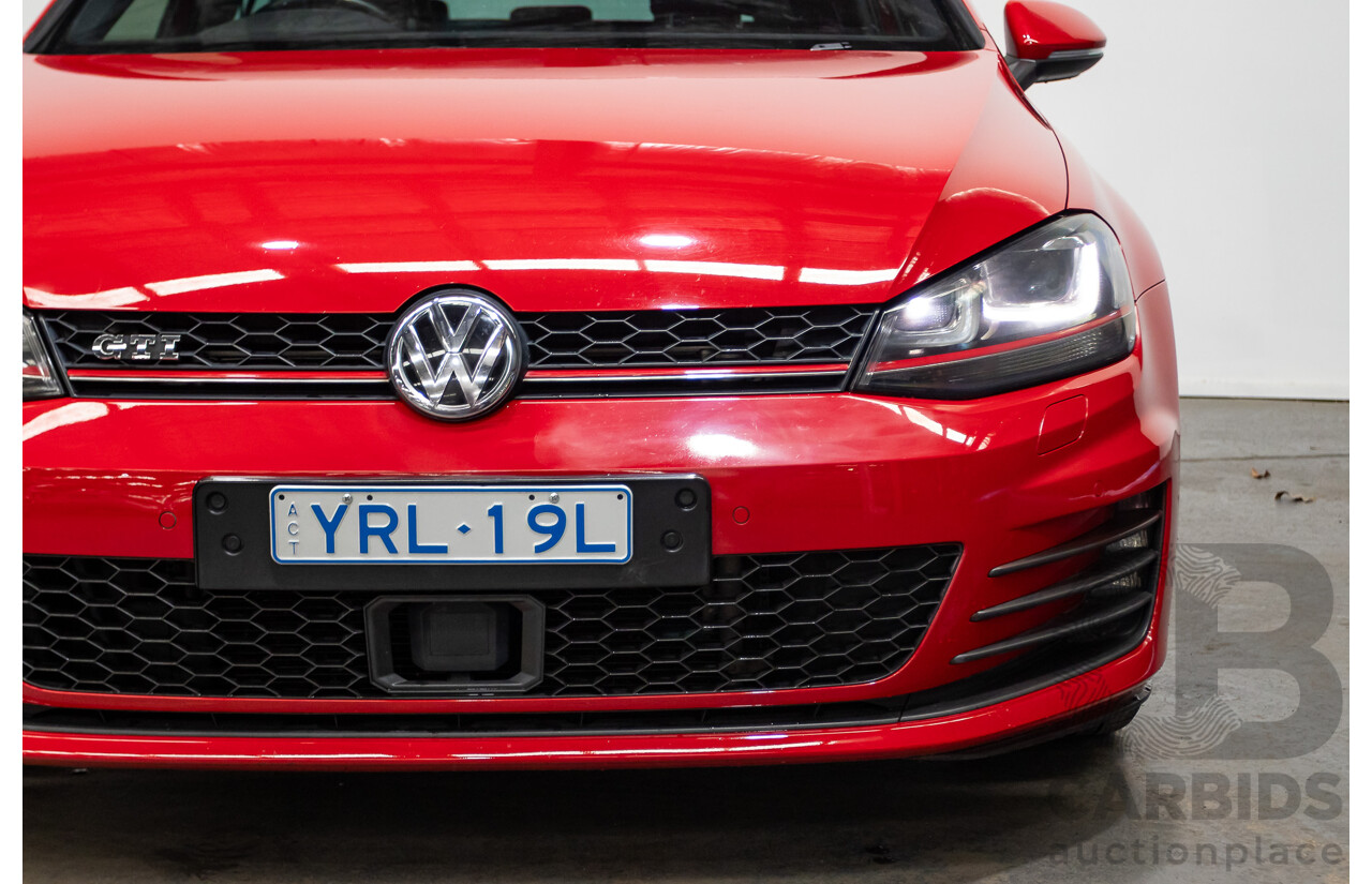 03/2014 Volkswagen Golf GTi Performance AU MY14 5d Hatchback Tornado Red Turbo 2.0L