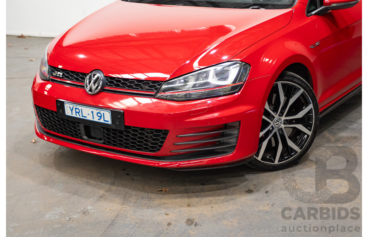 03/2014 Volkswagen Golf GTi Performance AU MY14 5d Hatchback Tornado Red Turbo 2.0L