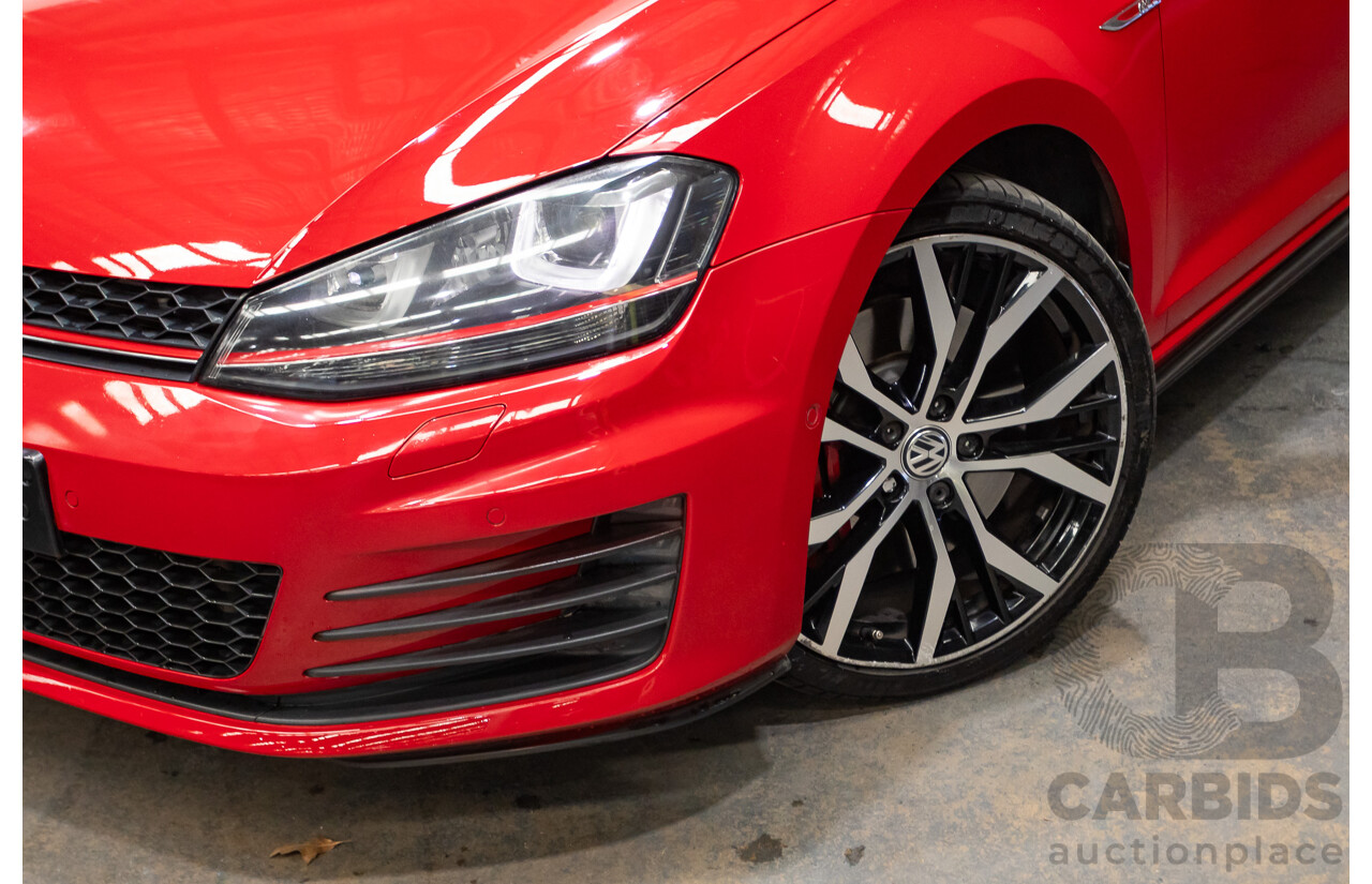03/2014 Volkswagen Golf GTi Performance AU MY14 5d Hatchback Tornado Red Turbo 2.0L