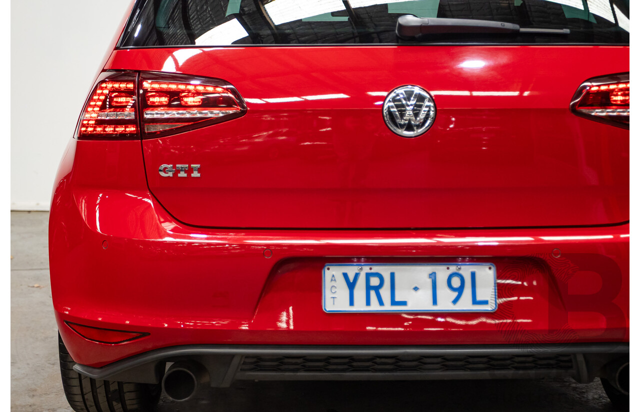 03/2014 Volkswagen Golf GTi Performance AU MY14 5d Hatchback Tornado Red Turbo 2.0L