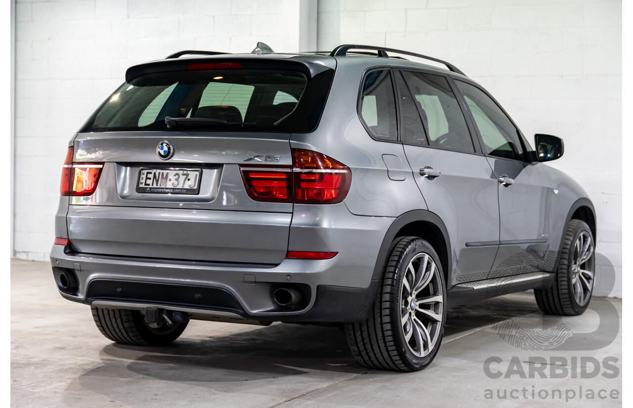 4/2012 BMW X5 xDrive30d E70 MY12 Upgrade 4d Wagon Space Grey Metallic Turbo Diesel 3.0L