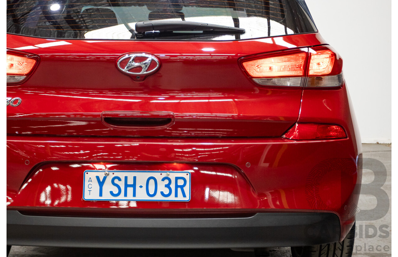 03/2018 Hyundai i30 ACTIVE (FWD) PD 4D Hatchback Fiery Red Mica 2.0L