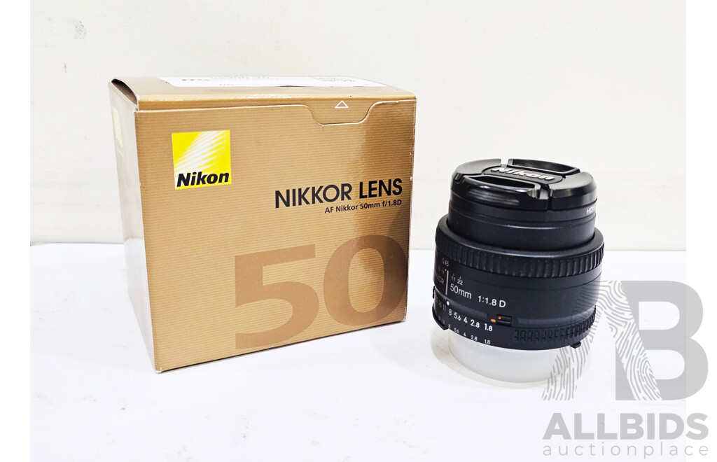 Nikon AF-S AF-S Nikkor 50mm F/1.8D Lens