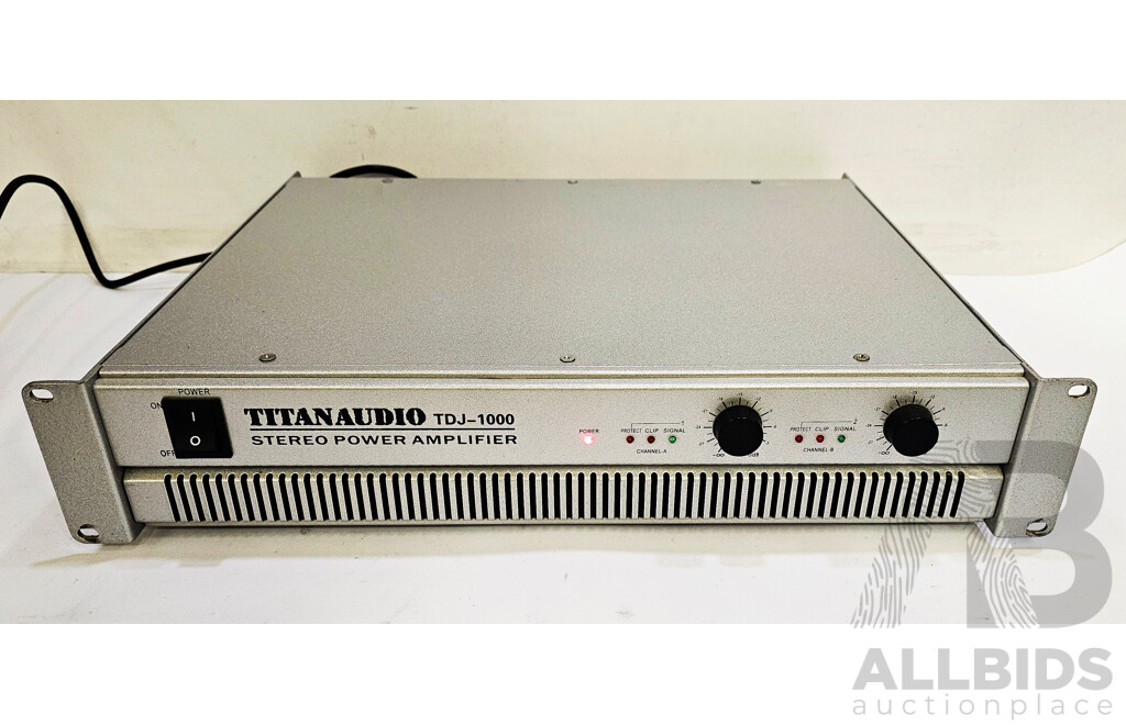 Titanaudio (TDJ-1000) Stereo Power Ampplifier