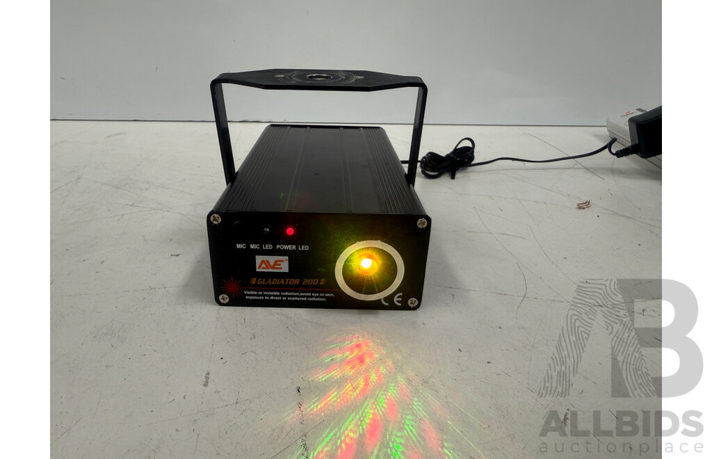 Gladiator 200 Brightlite Multipol NT Laser - Red/Green