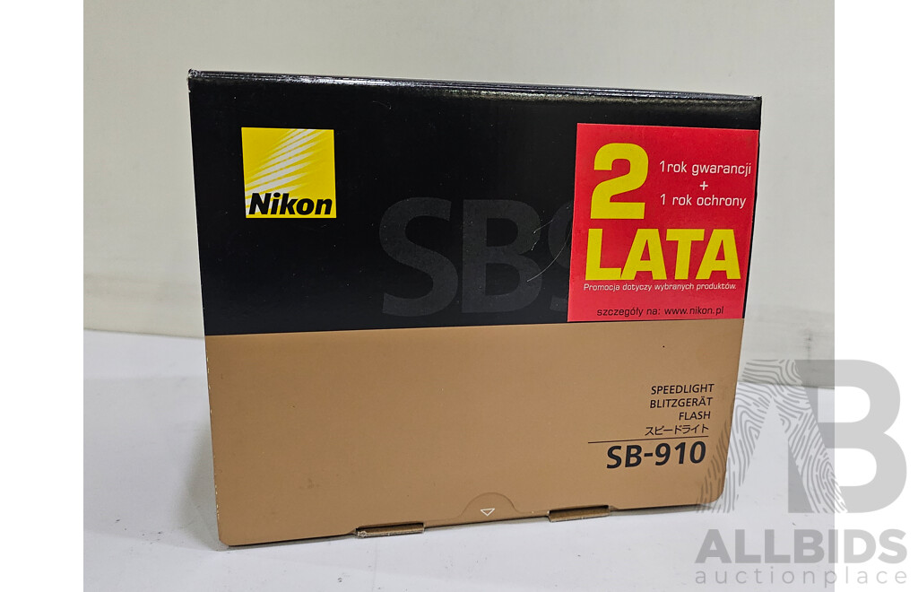 Nikon (SB910) Speedlight Flash