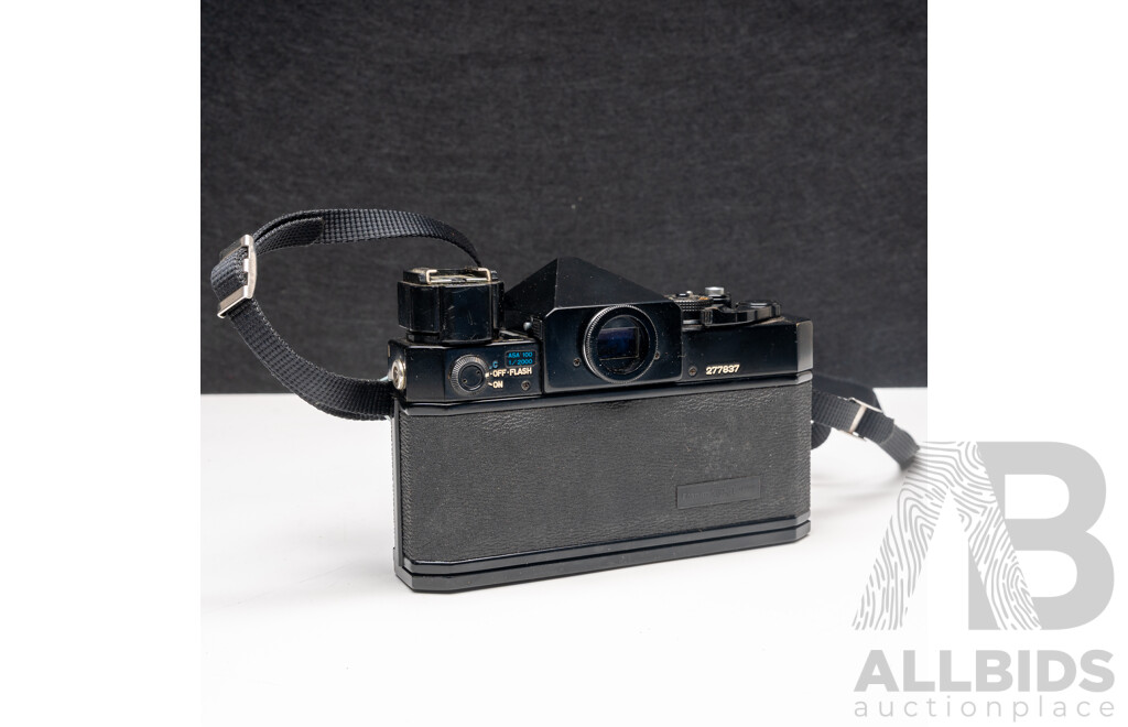 Canon F-1 Camera Kit with Multiple Lenses, Flash, Light Meter and Accessories