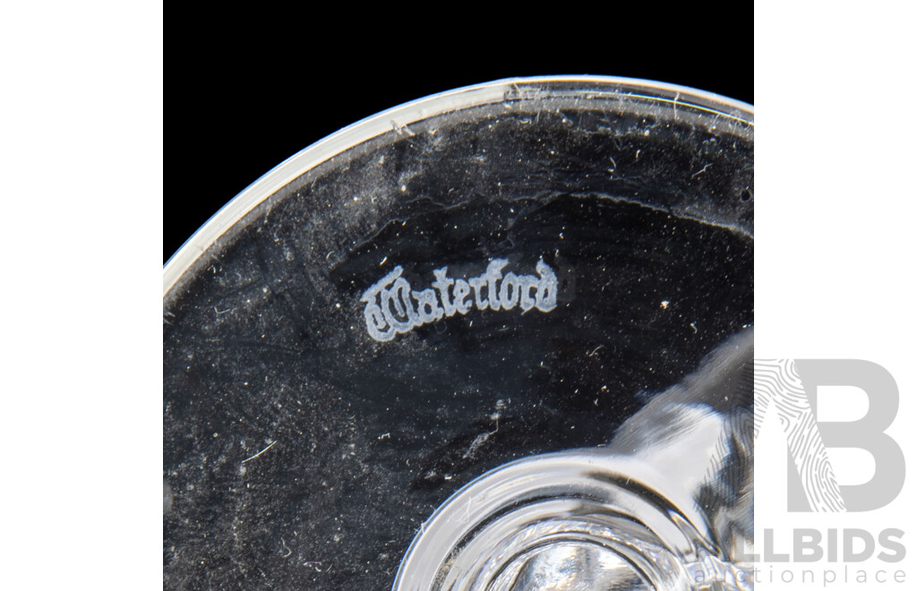 Collection 16 Waterford Irish Crystal Glasses in Three Sizes in Sheila Pattern