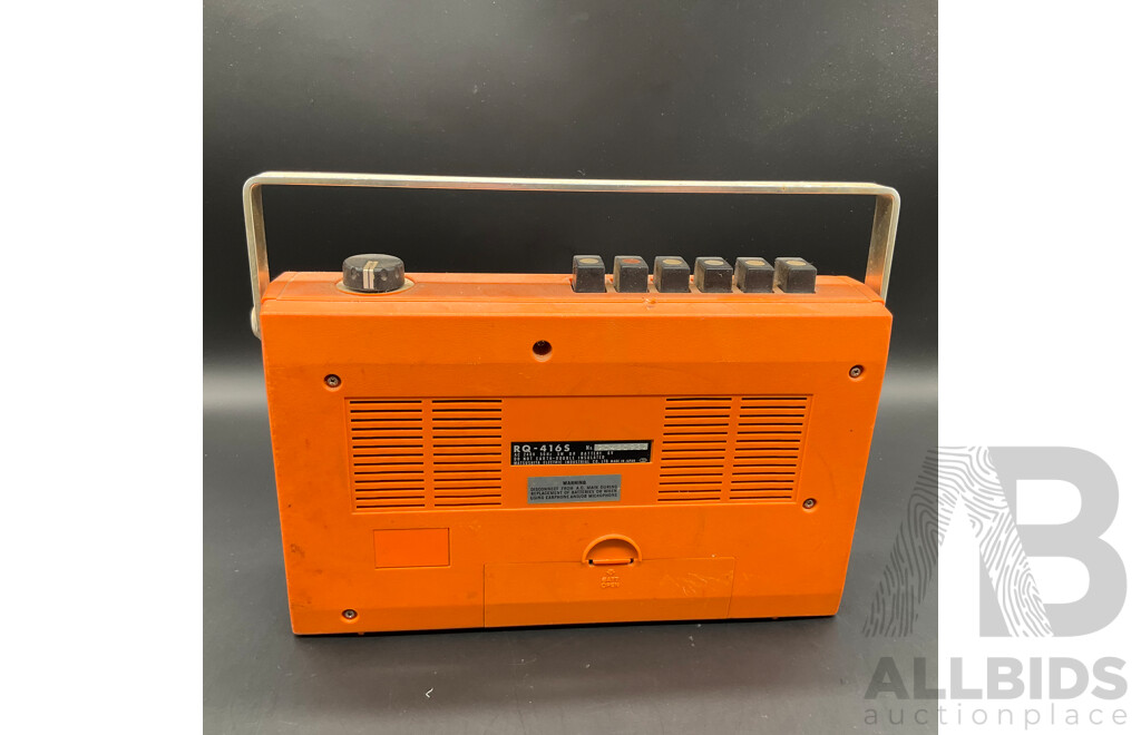 Vintage NATIONAL PANASONIC Cassette Recorder (RQ-416S), COLEMAN Cooler Esky and S Branding Iron and Assorted Vintage Woodworking Tools - Lot of 10