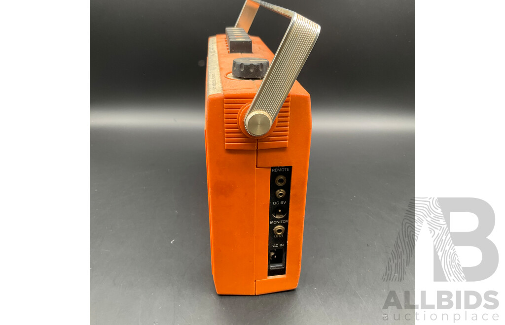 Vintage NATIONAL PANASONIC Cassette Recorder (RQ-416S), COLEMAN Cooler Esky and S Branding Iron and Assorted Vintage Woodworking Tools - Lot of 10