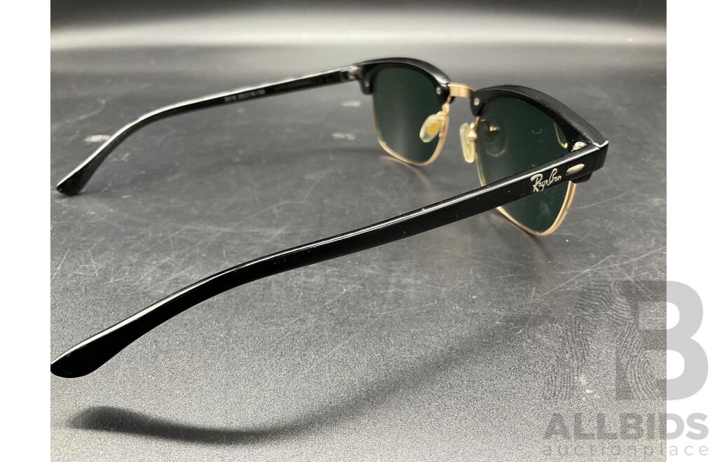 Ray-Ban Round Metal Sunglasses (RB3447) and RaBan Clubmaster Classic Sunglasses (RB3016) - Lot of 2