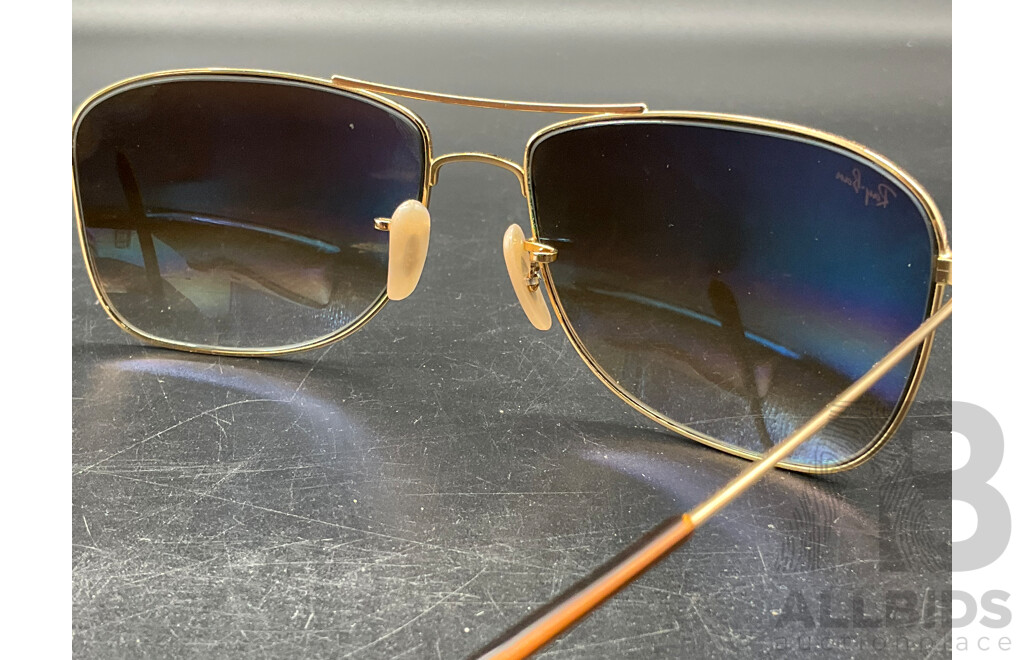 Ray-Ban Metal Sunglasses (RB3477) with Carry Case