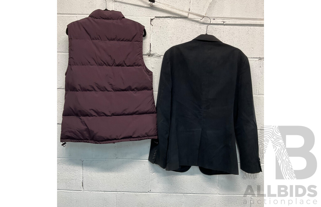 COUNTRY ROAD Relaxed Puffer Vest and Blazer - Lot of 2