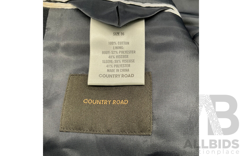 COUNTRY ROAD Relaxed Puffer Vest and Blazer - Lot of 2
