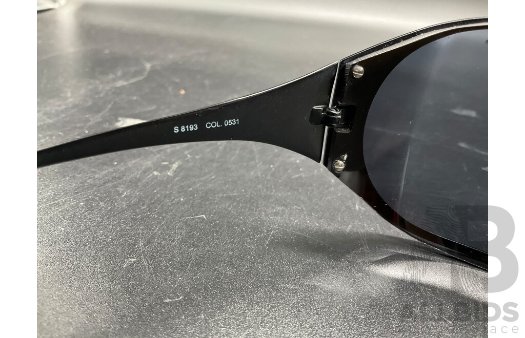 POLICE Black Sunglasses (S8193) with Carry Case